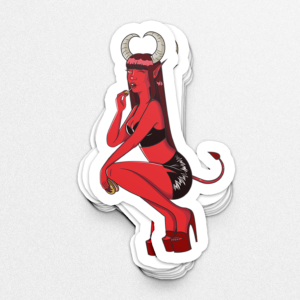 Succubus Babe Sticker